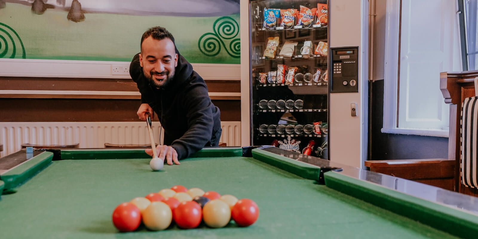 Pool Table at Gardiner House Hostel -5