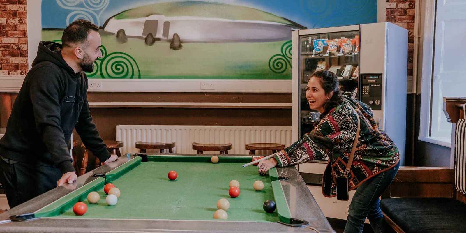 Pool Table at Gardiner House Hostel -9